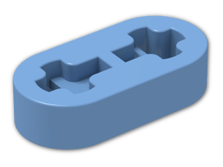 LEGO® Stein: Technic Beam 2 x 0.5 Liftarm 41677 | Farbe: Medium Blue