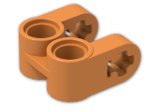 LEGO® Stein: Technic Cross Block 2 x 2 Split (Axle/Twin Pin) 41678 | Farbe: Bright Orange