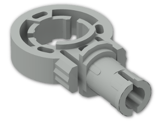 LEGO® Stein: Technic Pin with Friction with Click Rotation Ring 41680 | Farbe: Grey