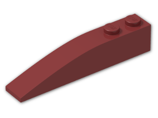 LEGO® Brick: Wedge 2 x 6 Double Right 41747 | Color: New Dark Red
