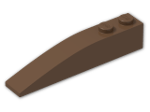 LEGO® Brick: Wedge 2 x 6 Double Right 41747 | Color: Brown