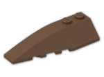 LEGO® Stein: Wedge 2 x 6 Double Left 41748 | Farbe: Brown