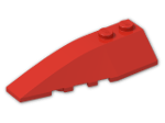 LEGO® Brick: Wedge 2 x 6 Double Left 41748 | Color: Bright Red