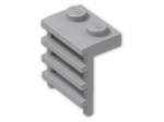 LEGO® Brick: Plate 1 x 2 with Ladder 4175 | Color: Medium Stone Grey