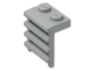 LEGO® Brick: Plate 1 x 2 with Ladder 4175 | Color: Grey