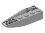 LEGO® Brick: Wedge 2 x 6 Double Inverted Right 41764 | Color: Medium Stone Grey