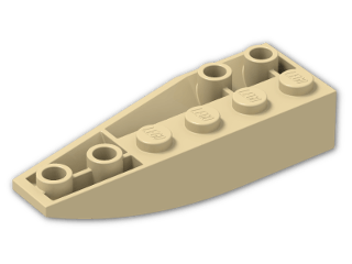 LEGO® Stein: Wedge 2 x 6 Double Inverted Right 41764 | Farbe: Brick Yellow