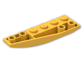 LEGO® Brick: Wedge 2 x 6 Double Inverted Left 41765 | Color: Flame Yellowish Orange