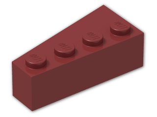 LEGO® Stein: Wedge 4 x 2 Right 41767 | Farbe: New Dark Red