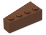 LEGO® Stein: Wedge 4 x 2 Right 41767 | Farbe: Reddish Brown