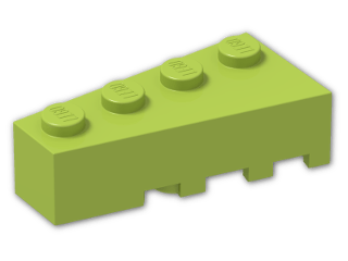 LEGO® Brick: Wedge 4 x 2 Left 41768 | Color: Bright Yellowish Green