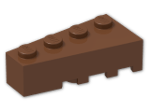 LEGO® Brick: Wedge 4 x 2 Left 41768 | Color: Reddish Brown