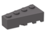 LEGO® Stein: Wedge 4 x 2 Left 41768 | Farbe: Dark Stone Grey