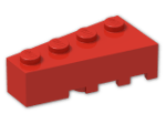LEGO® Brick: Wedge 4 x 2 Left 41768 | Color: Bright Red
