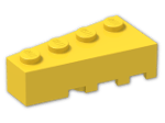 LEGO® Brick: Wedge 4 x 2 Left 41768 | Color: Bright Yellow