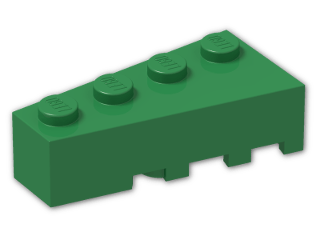 LEGO® Brick: Wedge 4 x 2 Left 41768 | Color: Dark Green