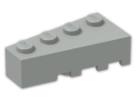 LEGO® Stein: Wedge 4 x 2 Left 41768 | Farbe: Grey