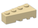 LEGO® Brick: Wedge 4 x 2 Left 41768 | Color: Brick Yellow