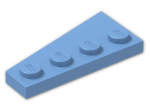 LEGO® Stein: Wing 2 x 4 Right 41769 | Farbe: Medium Blue