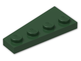 LEGO® Brick: Wing 2 x 4 Right 41769 | Color: Earth Green