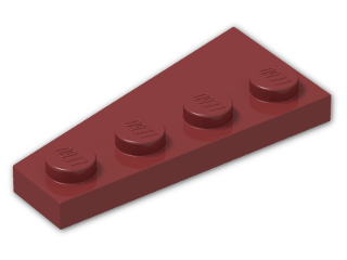 LEGO® Brick: Wing 2 x 4 Right 41769 | Color: New Dark Red