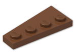 LEGO® Stein: Wing 2 x 4 Right 41769 | Farbe: Reddish Brown