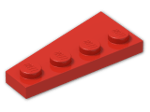 LEGO® Brick: Wing 2 x 4 Right 41769 | Color: Bright Red