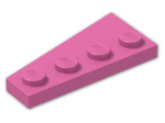 LEGO® Brick: Wing 2 x 4 Right 41769 | Color: Bright Purple
