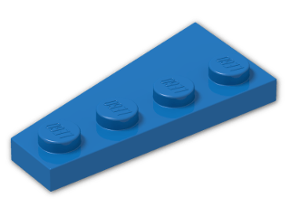 LEGO® Brick: Wing 2 x 4 Right 41769 | Color: Bright Blue