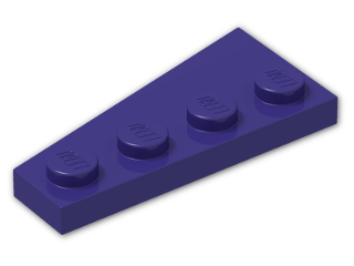 LEGO® Brick: Wing 2 x 4 Right 41769 | Color: Medium Lilac