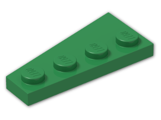 LEGO® Stein: Wing 2 x 4 Right 41769 | Farbe: Dark Green
