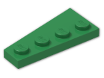 LEGO® Brick: Wing 2 x 4 Right 41769 | Color: Dark Green