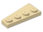 LEGO® Stein: Wing 2 x 4 Right 41769 | Farbe: Brick Yellow