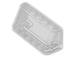 LEGO® Brick: Windscreen 2 x 6 x 2 4176 | Color: Transparent