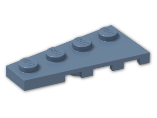 LEGO® Brick: Wing 2 x 4 Left 41770 | Color: Sand Blue
