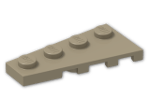 LEGO® Brick: Wing 2 x 4 Left 41770 | Color: Sand Yellow