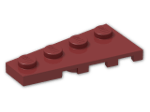 LEGO® Brick: Wing 2 x 4 Left 41770 | Color: New Dark Red