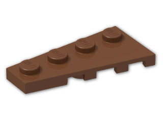 LEGO® Brick: Wing 2 x 4 Left 41770 | Color: Reddish Brown