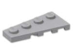 LEGO® Brick: Wing 2 x 4 Left 41770 | Color: Medium Stone Grey