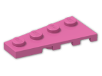 LEGO® Brick: Wing 2 x 4 Left 41770 | Color: Bright Purple