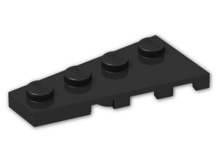 LEGO® Stein: Wing 2 x 4 Left 41770 | Farbe: Black