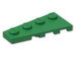LEGO® Brick: Wing 2 x 4 Left 41770 | Color: Dark Green
