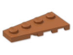 LEGO® Brick: Wing 2 x 4 Left 41770 | Color: Dark Orange