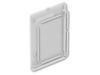 LEGO® Brick: Glass for Train Door 4183 | Color: Transparent