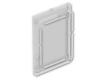 LEGO® Brick: Glass for Train Door 4183 | Color: Transparent