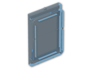 LEGO® Brick: Glass for Train Door 4183 | Color: Transparent Light Blue