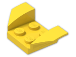 LEGO® Stein: Car Mudguard 2 x 4 Swept Back 41854 | Farbe: Bright Yellow