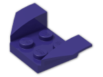 LEGO® Stein: Car Mudguard 2 x 4 Swept Back 41854 | Farbe: Medium Lilac