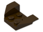LEGO® Brick: Car Mudguard 2 x 4 Swept Back 41854 | Color: Dark Brown