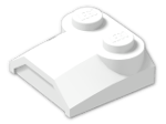 LEGO® Brick: Slope Brick Rounded 2 x 2 x 0.667 41855 | Color: White